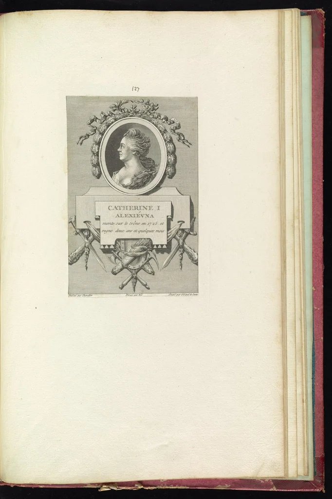 An illustration from Monumens de l'histoire de France, en estampes et dessins .., 1783, leaf 126