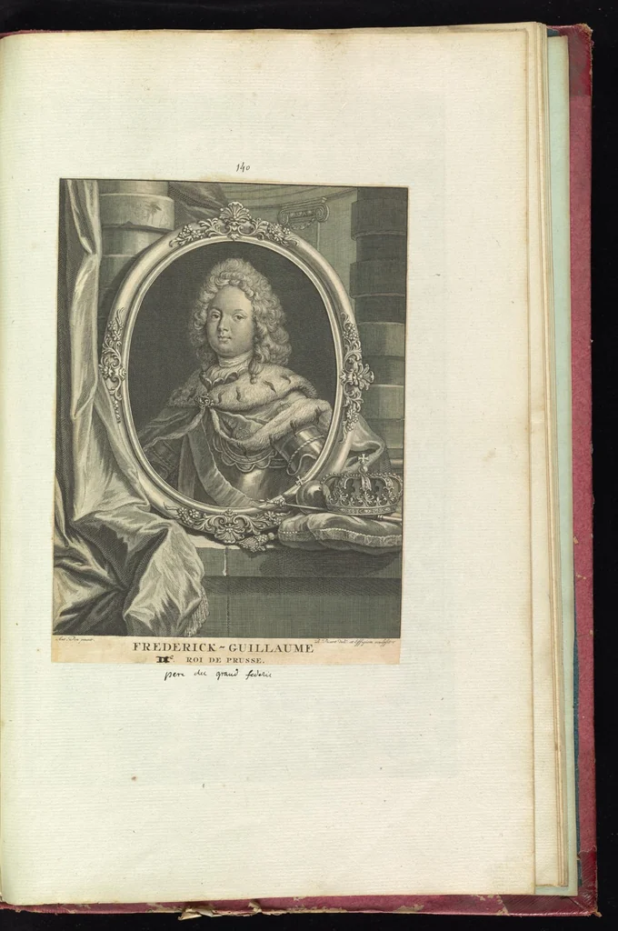An illustration from Monumens de l'histoire de France, en estampes et dessins .., 1783, leaf 142