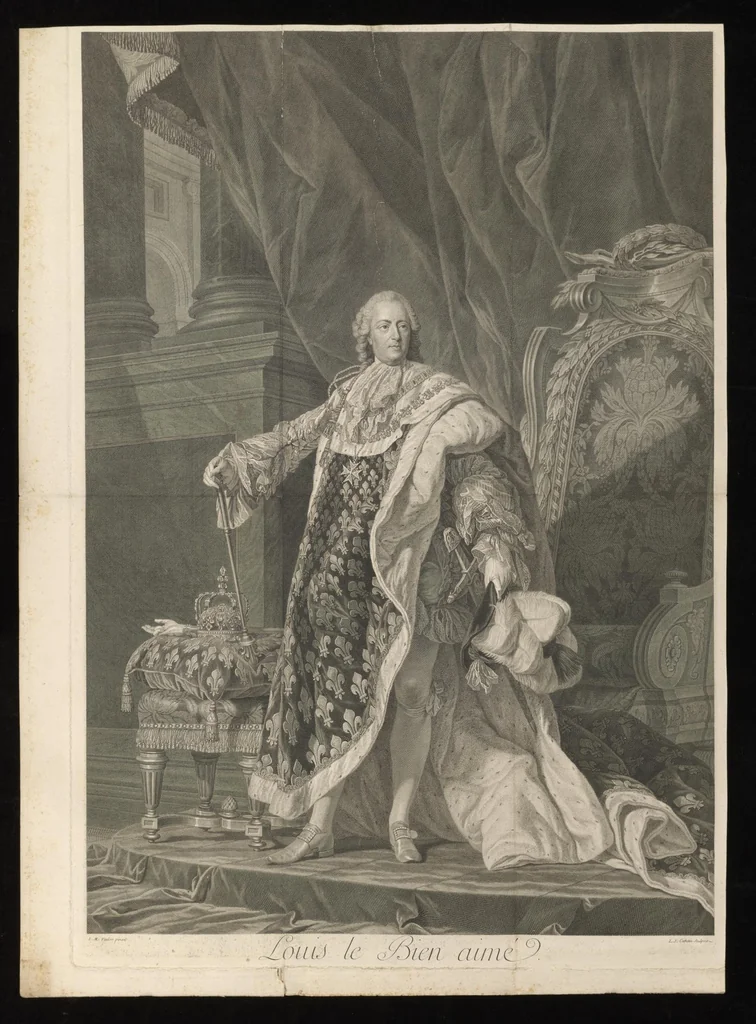 An illustration from Monumens de l'histoire de France, en estampes et dessins .., 1783, leaf 30