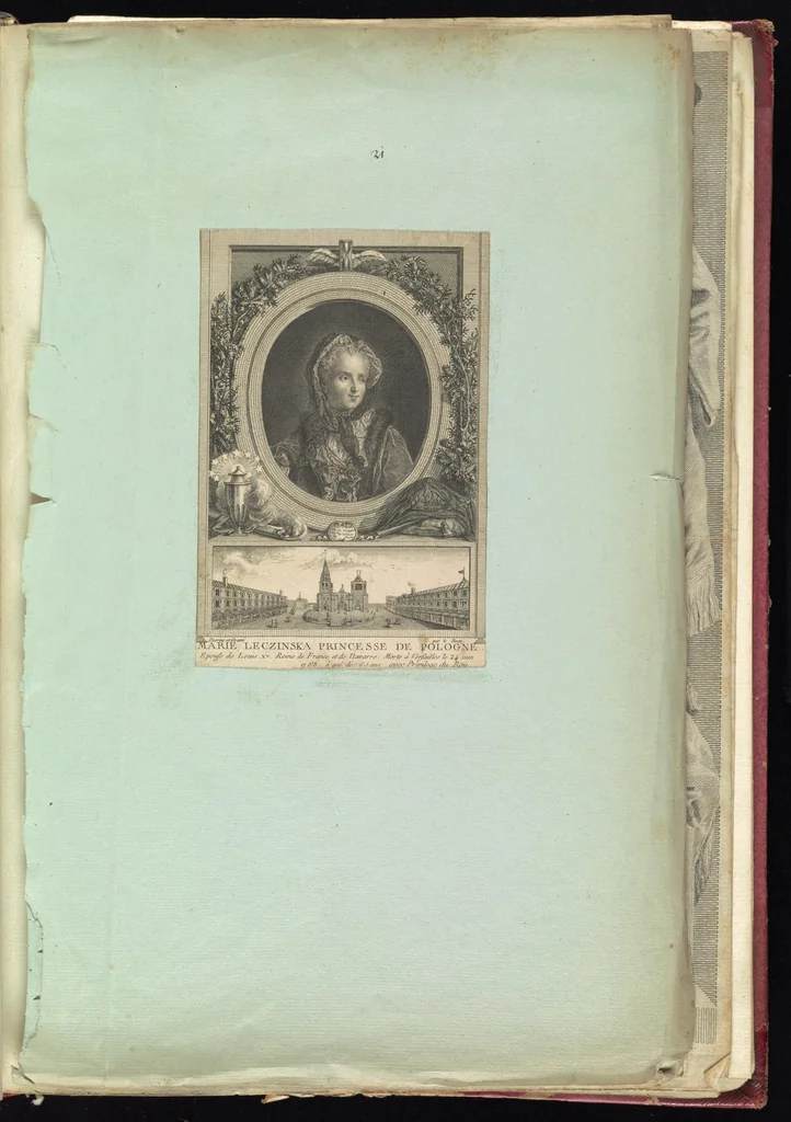 An illustration from Monumens de l'histoire de France, en estampes et dessins .., 1783, leaf 34