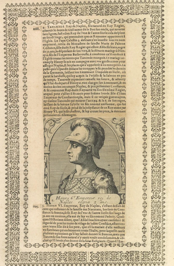 An illustration from Monumens de l'histoire de France, en estampes et dessins .., 1783, leaf 17