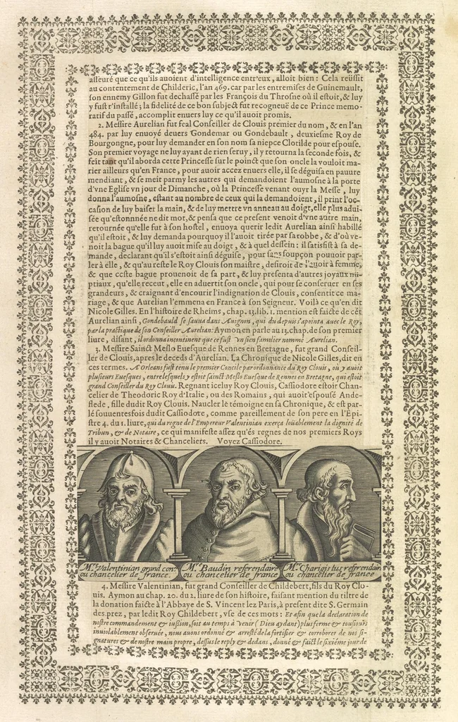 An illustration from Monumens de l'histoire de France, en estampes et dessins .., 1783, leaf 181