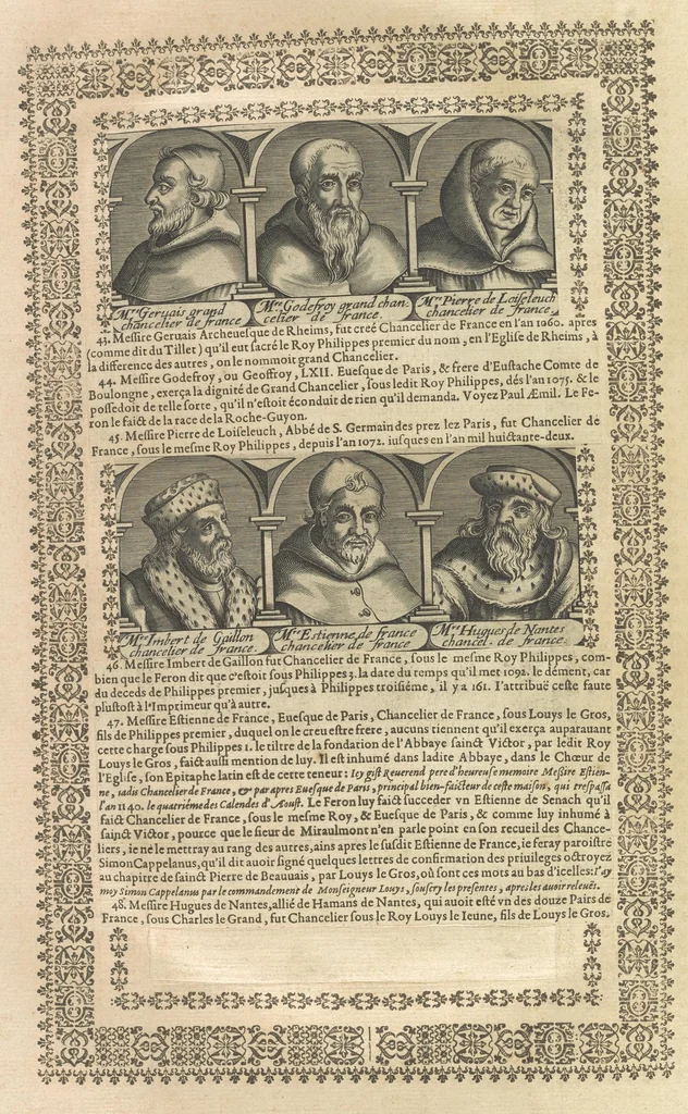 An illustration from Monumens de l'histoire de France, en estampes et dessins .., 1783, leaf 189