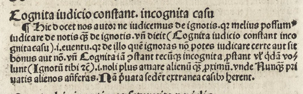 An illustration from Catho cum glossa et moralisatione, leaf 39