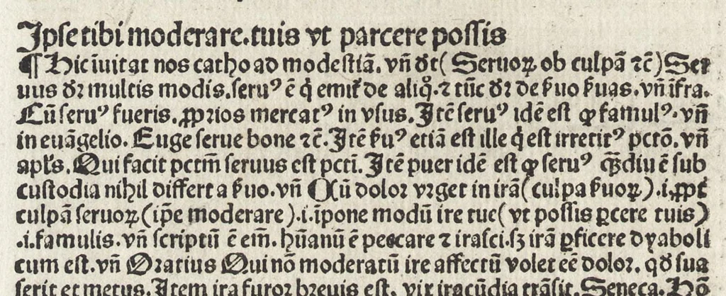 An illustration from Catho cum glossa et moralisatione, leaf 41