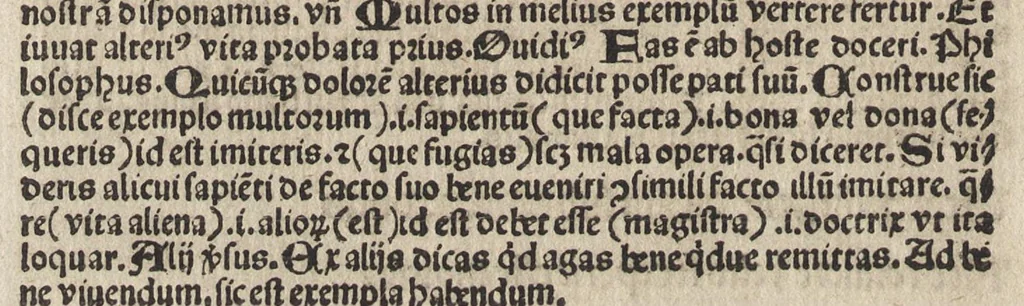 An illustration from Catho cum glossa et moralisatione, leaf 69