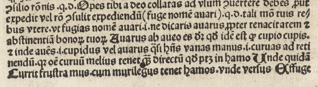 An illustration from Catho cum glossa et moralisatione, leaf 83