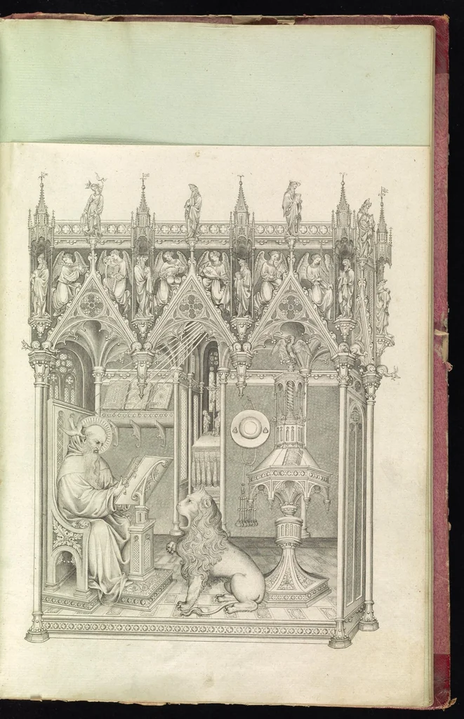 An illustration from Monumens de l'histoire de France, en estampes et dessins .., 1783, leaf 142