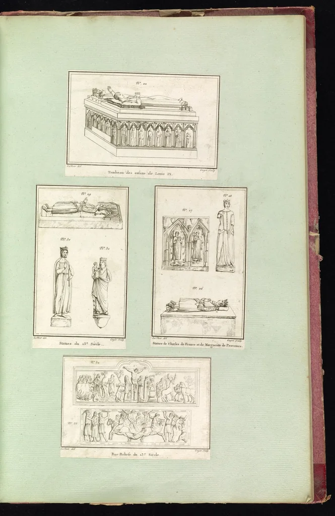 An illustration from Monumens de l'histoire de France, en estampes et dessins .., 1783, leaf 148