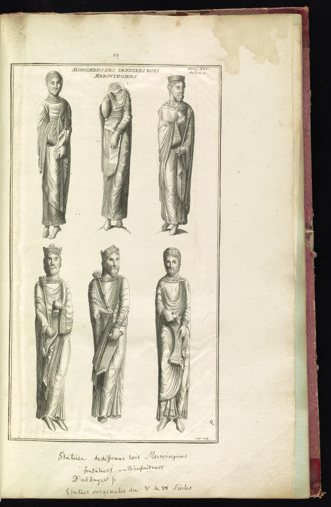 An illustration from Monumens de l'histoire de France, en estampes et dessins .., 1783, leaf 82