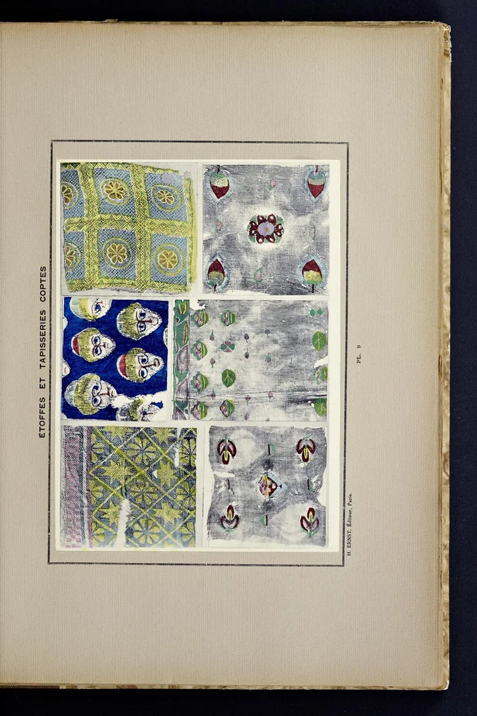 An illustration from Tapisseries et étoffes coptes, 1900, leaf 26