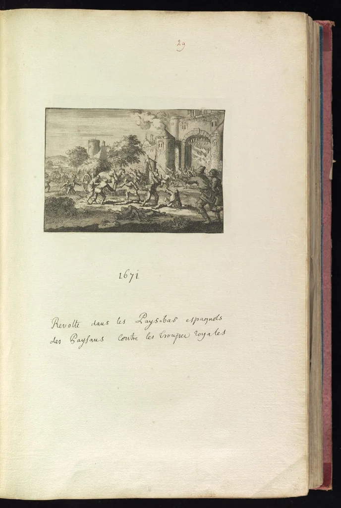 An illustration from Monumens de l'histoire de France, en estampes et dessins .., 1783, leaf 64