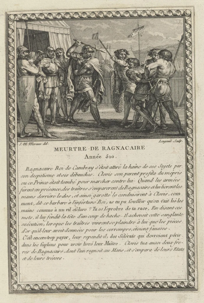 An illustration from Monumens de l'histoire de France, en estampes et dessins .., 1783, leaf 106