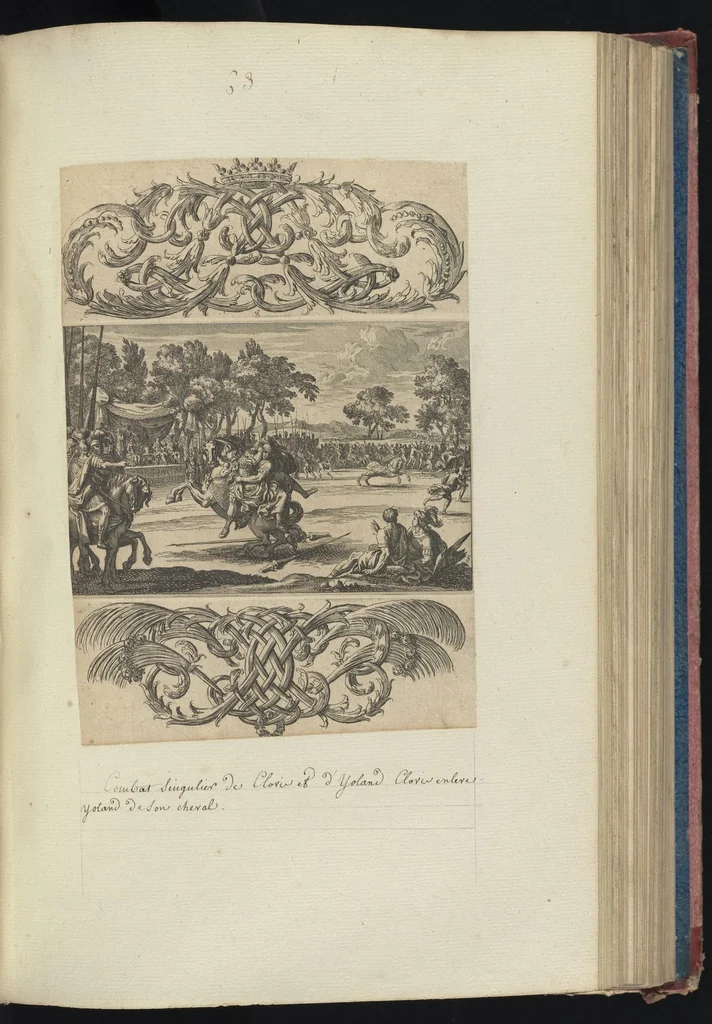 An illustration from Monumens de l'histoire de France, en estampes et dessins .., 1783, leaf 130
