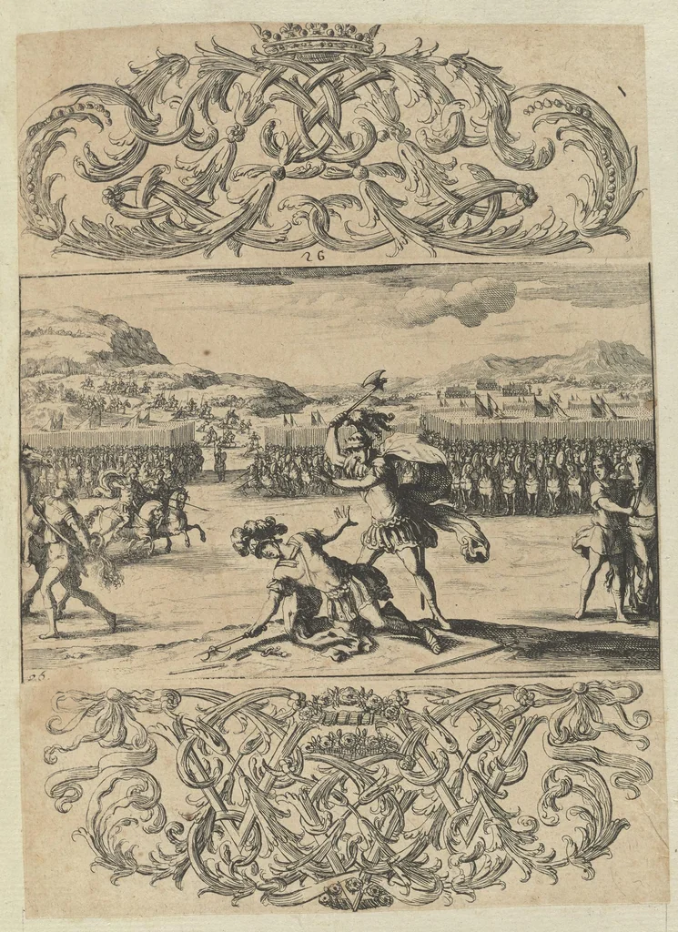 An illustration from Monumens de l'histoire de France, en estampes et dessins .., 1783, leaf 166