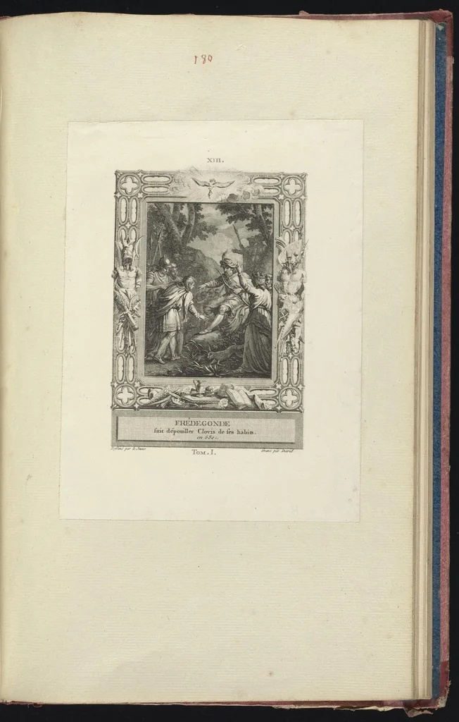 An illustration from Monumens de l'histoire de France, en estampes et dessins .., 1783, leaf 372