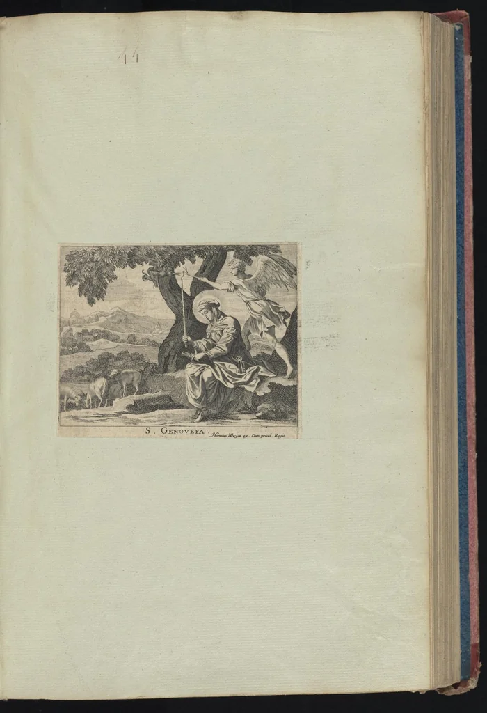 An illustration from Monumens de l'histoire de France, en estampes et dessins .., 1783, leaf 94