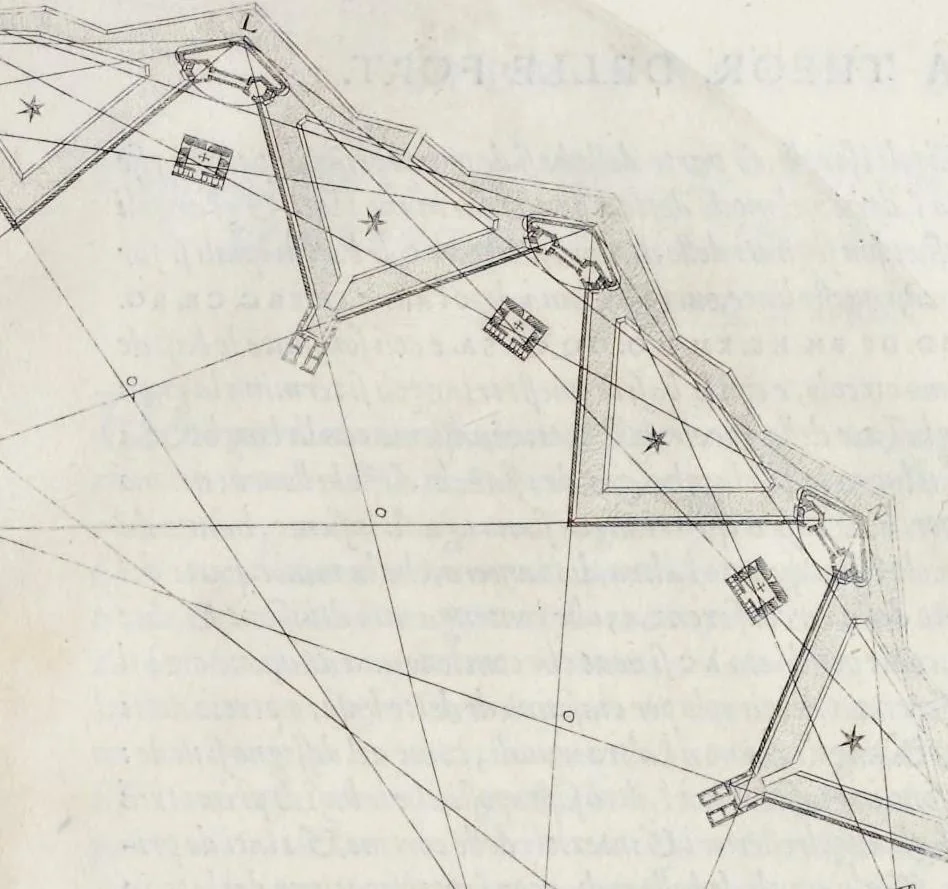 An illustration from Delle fortificationi libri tre ..., 1570, leaf 342
