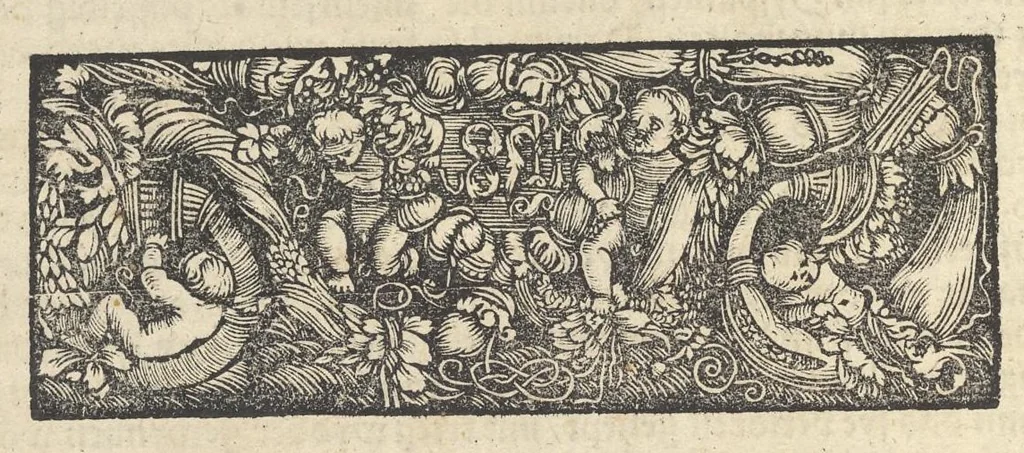 An illustration from Des hochberümptesten Geschicht Schreybers Justini warhafftige Hystorien, die er auss Trogo Pompeio gezoge[n] vn[d] inn vierzig vier Bücher aussgeteylt darinn er von vil Künigreychen der Welt wie die auff vnnd Abgang genom[m]en beschryben, 1531, leaf 247