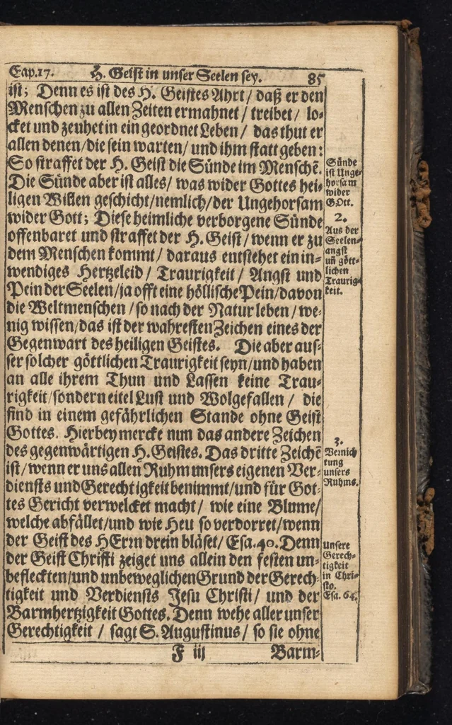 An illustration from Herrn Johann Arndts weyland General-Superintend. des löblichen Fürstenthums Lüneburg, Fünff Bücher vom wahren Christenthum : derer kurzer Inhalt vor jedem Buche zu finden, schon bey Lebzeiten sel. H. Johann Arndts, aus dessen wahren Original von denen Sternen in Lüneburg gedruckt, mit schönen zur Sache dienlichen Kupffern und deren Erklärung gezieret, wie auch mit hochnützlichen Registern vermehret, 1685, leaf 926
