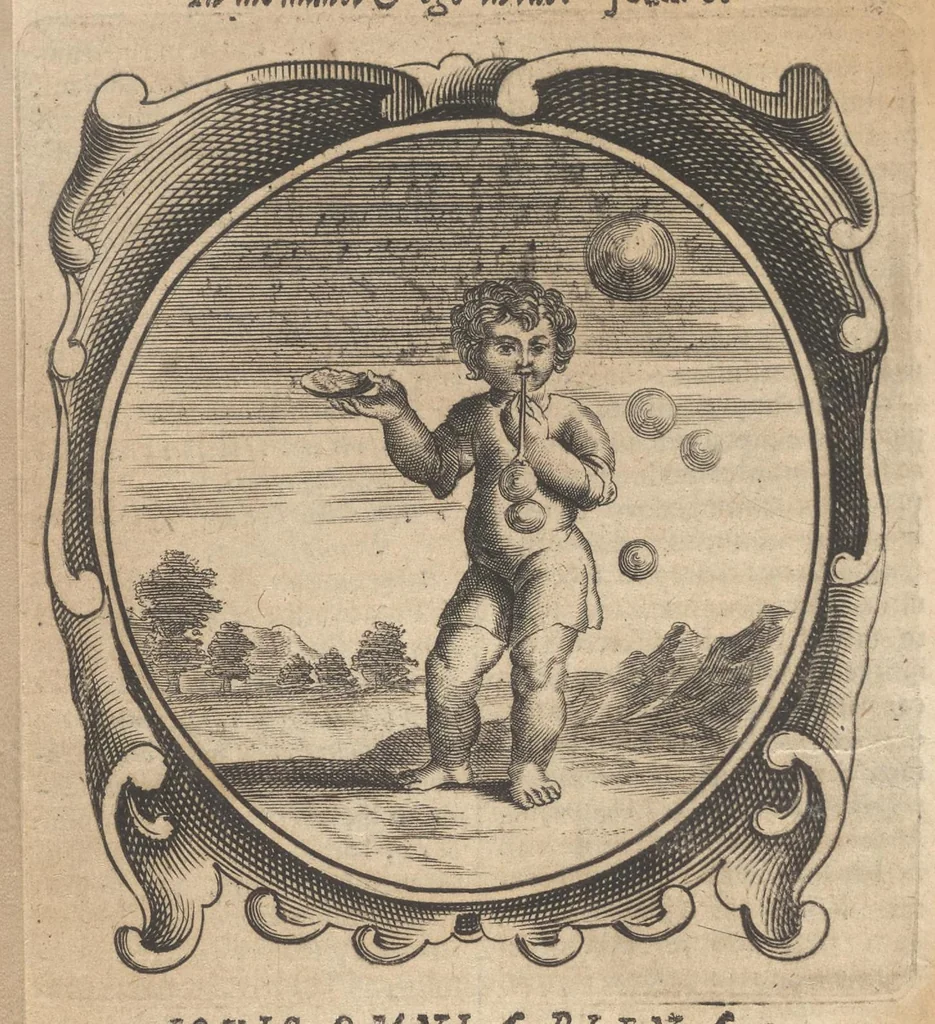 An illustration from Lux evangelica sub velum sacrorum emblematum recondita in anni dominicas selecta historia & morali doctrina variè adumbrata, 1655, leaf 483