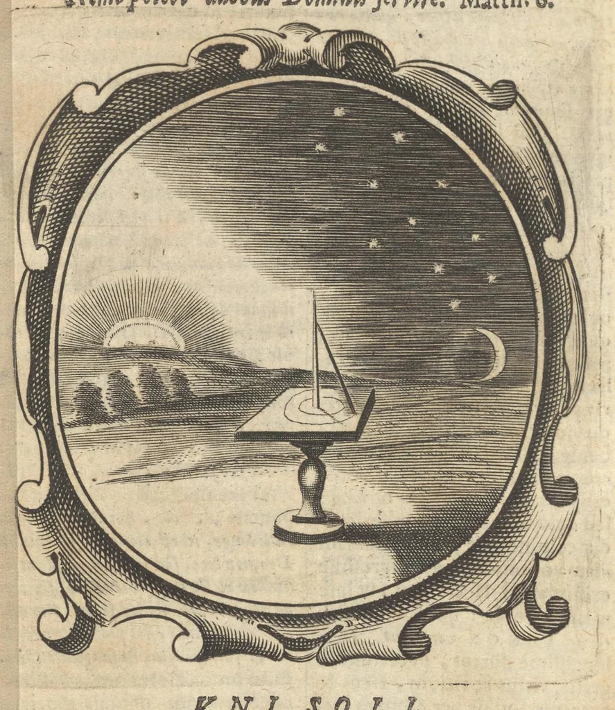 An illustration from Lux evangelica sub velum sacrorum emblematum recondita in anni dominicas selecta historia & morali doctrina variè adumbrata, 1655, leaf 707