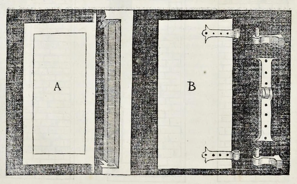 An illustration from Reigles generales de l'architecture, sur les cincq manieres d'edifices : ascauoir, thuscane, doricq̄, ioniq̄, corinthe, & cōposite, auec les exemples danticquitez, selon la doctrine de Vitruue, 1542, leaf 131