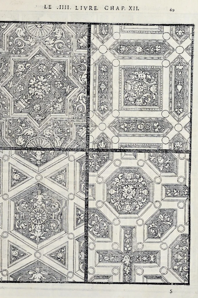 An illustration from Reigles generales de l'architecture, sur les cincq manieres d'edifices : ascauoir, thuscane, doricq̄, ioniq̄, corinthe, & cōposite, auec les exemples danticquitez, selon la doctrine de Vitruue, 1542, leaf 140