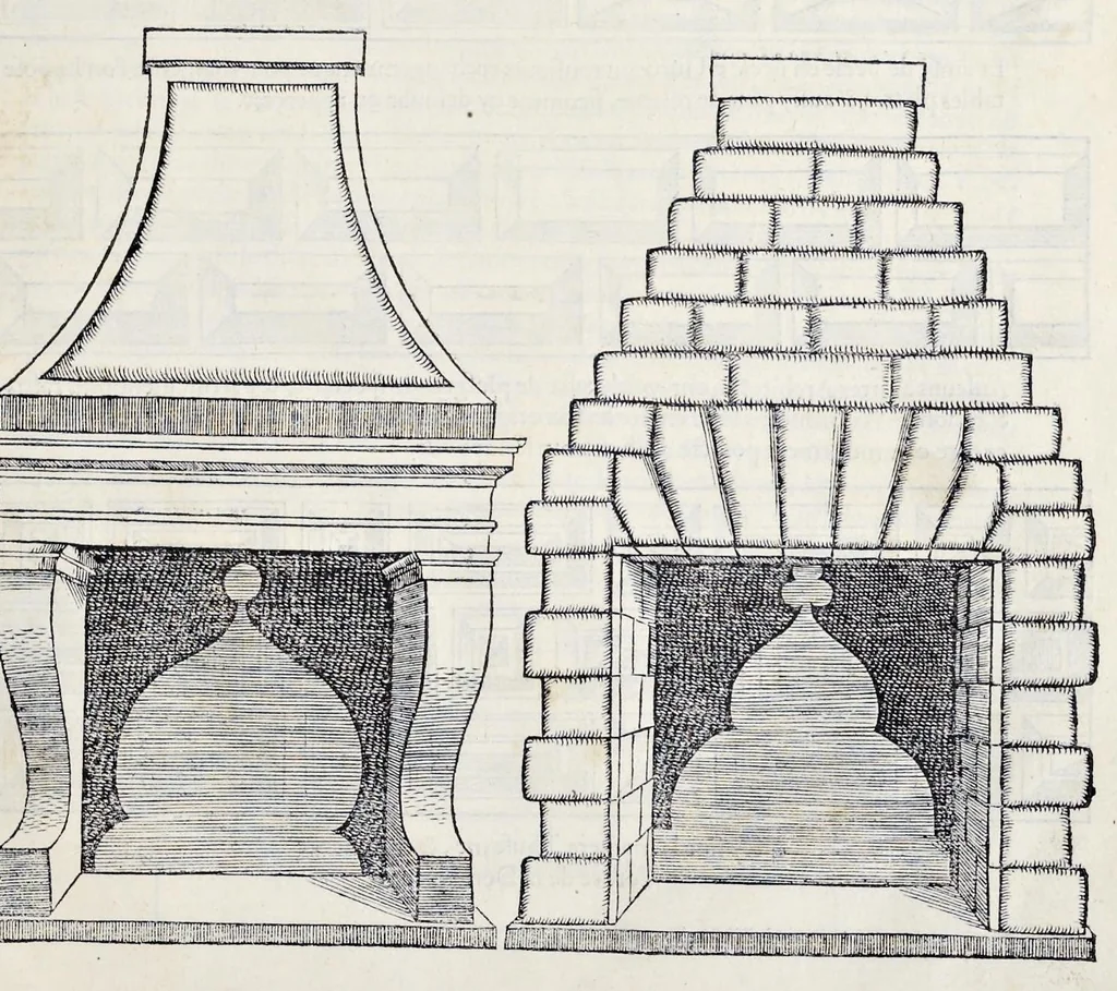 An illustration from Reigles generales de l'architecture, sur les cincq manieres d'edifices : ascauoir, thuscane, doricq̄, ioniq̄, corinthe, & cōposite, auec les exemples danticquitez, selon la doctrine de Vitruue, 1542, leaf 32