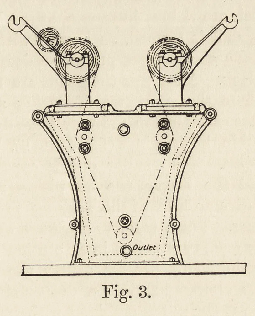An illustration from Dyeing : comprising the dyeing and bleaching of wool, silk, cotton, flax, hemp, china grass, &c., 1888, leaf 140