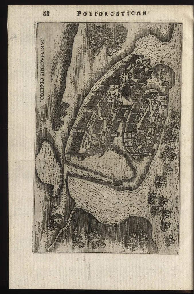 An illustration from Ivsti LipsI Poliorcetic[o]n, sive, De machinis, tormentis, telis, libri qvinqve : ad historiarum lucem, 1596, leaf 89