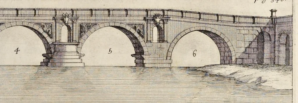 An illustration from Numismata pontificum Romanorum quae a tempore Martini V. usque ad annum M. DC. XCIX vel authoritate publica, vel privato genio in lucem prodiere, 1699, leaf 456