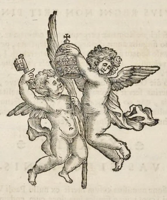 An illustration from Numismata pontificum Romanorum quae a tempore Martini V. usque ad annum M. DC. XCIX vel authoritate publica, vel privato genio in lucem prodiere, 1699, leaf 111