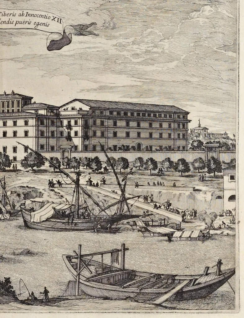 An illustration from Numismata pontificum Romanorum quae a tempore Martini V. usque ad annum M. DC. XCIX vel authoritate publica, vel privato genio in lucem prodiere, 1699, leaf 470