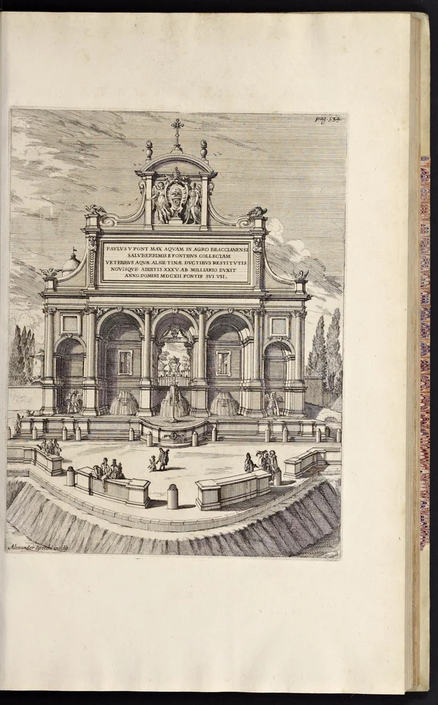 An illustration from Numismata pontificum Romanorum quae a tempore Martini V. usque ad annum M. DC. XCIX vel authoritate publica, vel privato genio in lucem prodiere, 1699, leaf 98