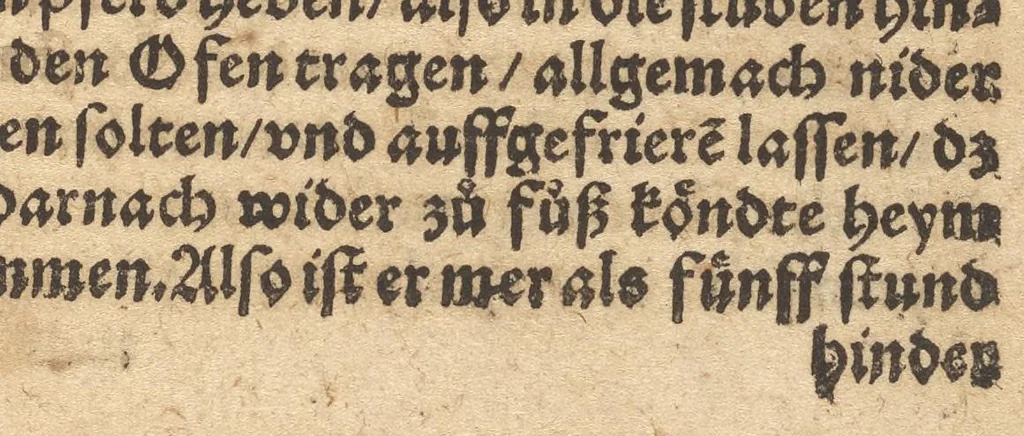 An illustration from Die Gartengesellschafft : das ander Theil dess Rollwagens : darinn mancherley frölich Gsprech, Schimpfreden, Speywerck vnnd sonst kurtzweilige Schwenck vnnd Bossen, von Historien vnnd Fabeln zů finden : in Gärten, Zechen vnnd auff dem Feld, sehr lustig zů lesen ; jetzt widerumb von newem mit Fleiss vbersehen, gemehrt, vnd mit schönen Figuren geziert, sampt einem ordenlichen Register, 1565, leaf 274