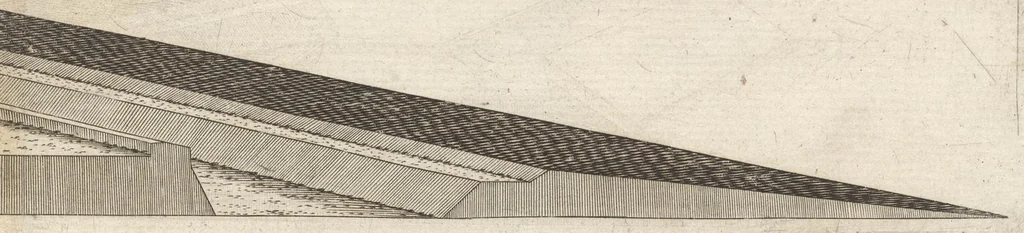 An illustration from Prospettiva di fortificationi dell'ingegnere et capitano Girolamo Portigiani Fioren[tin]o : nella quale rimirando ciascheduno professore esperto dell'arte della militia, potrà in un subito come in uno specchio uedere tutto qucllo quasi, che altroue alla lunga & del fabricare & del difendere & dell'espugnar fortezze, letto, ò in ca[m]pagna, in fatto praticato hauessi .., 1648, leaf 82