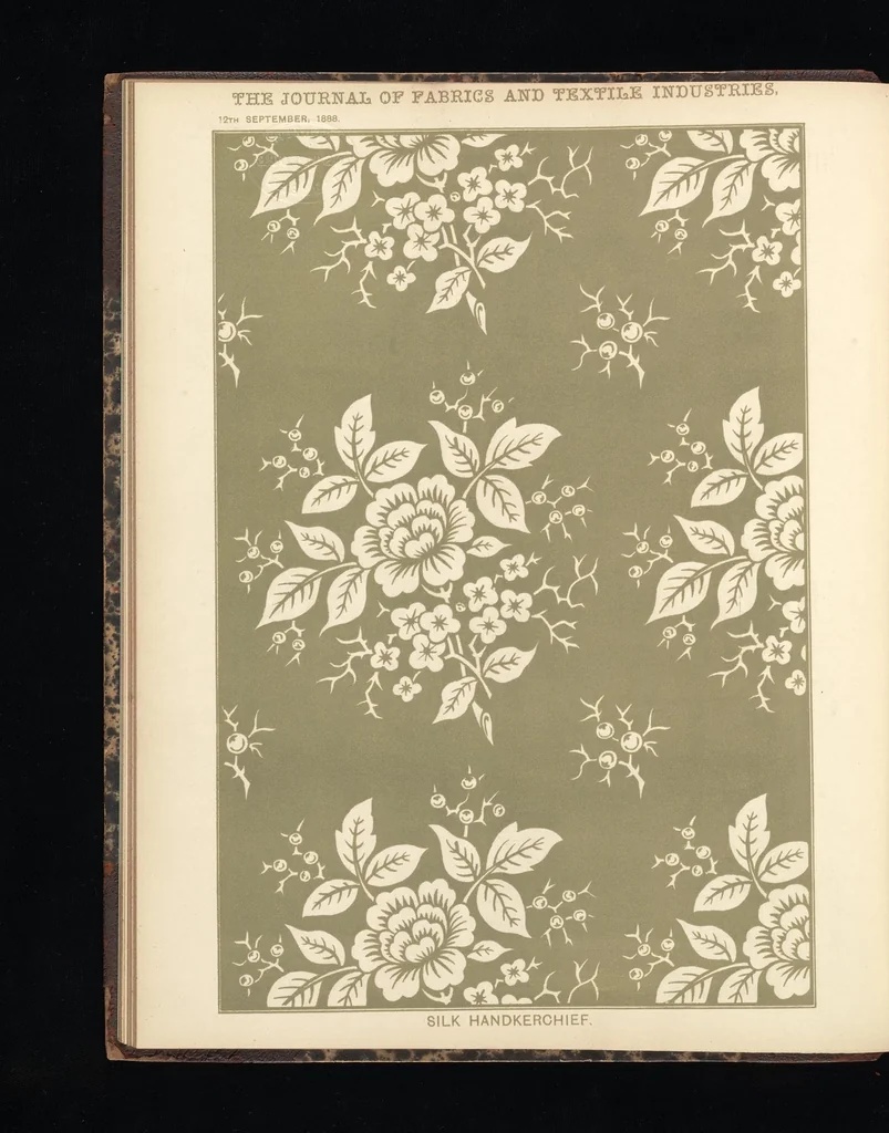 An illustration from Journal of fabrics and textile industries, 1882, leaf 55