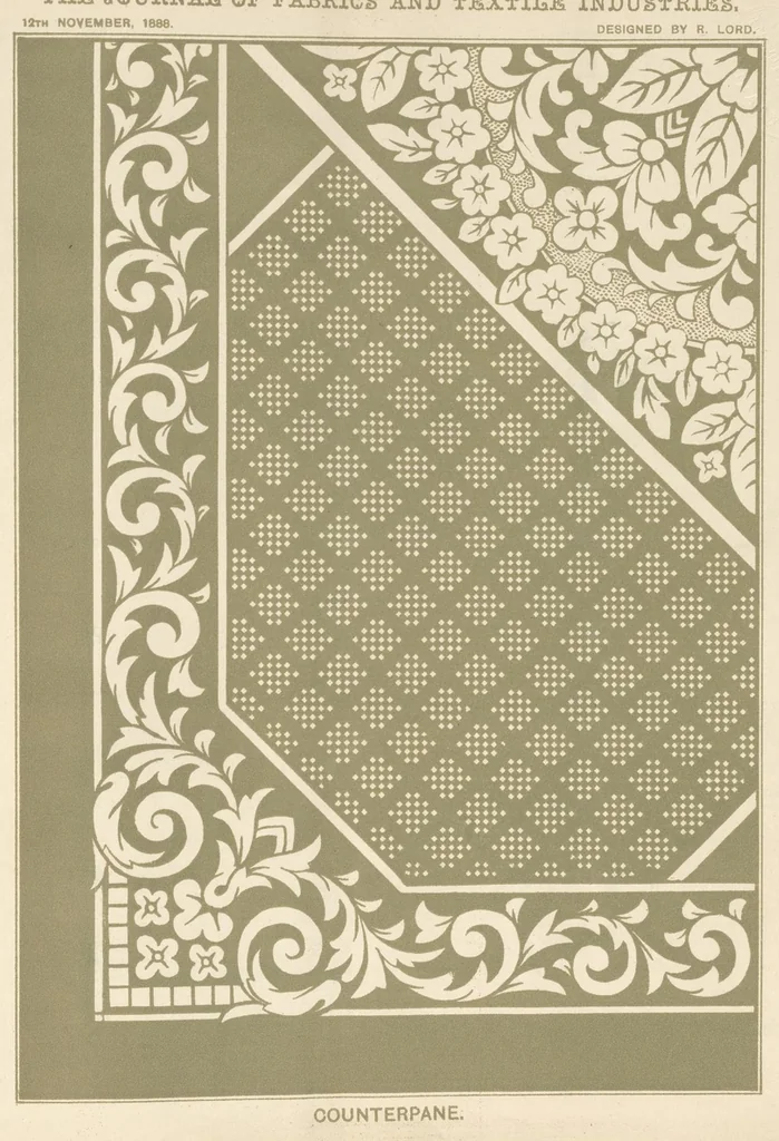 An illustration from Journal of fabrics and textile industries, 1882, leaf 90