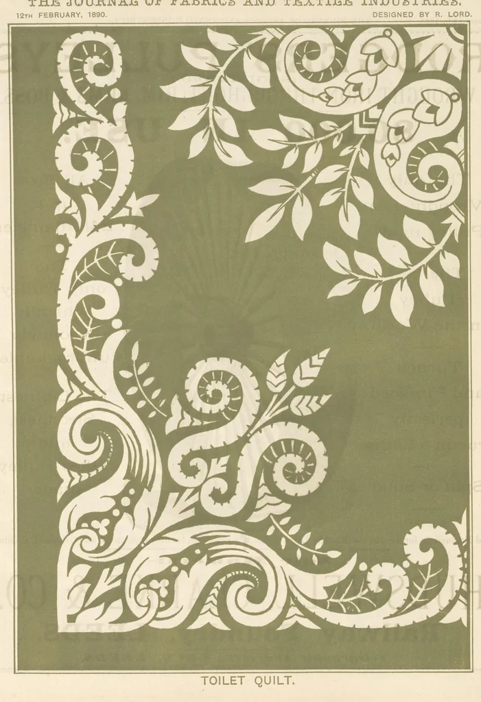 An illustration from Journal of fabrics and textile industries, 1882, leaf 30
