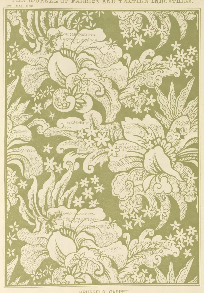 An illustration from Journal of fabrics and textile industries, 1882, leaf 80