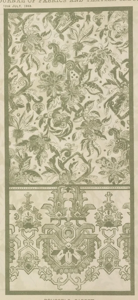 An illustration from Journal of fabrics and textile industries, 1882, leaf 17