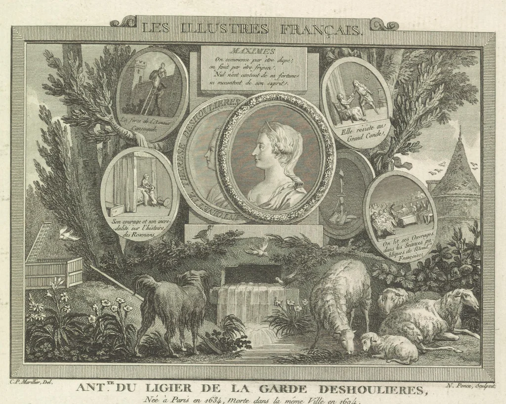 An illustration from Monumens de l'histoire de France, en estampes et dessins .., 1783, leaf 18