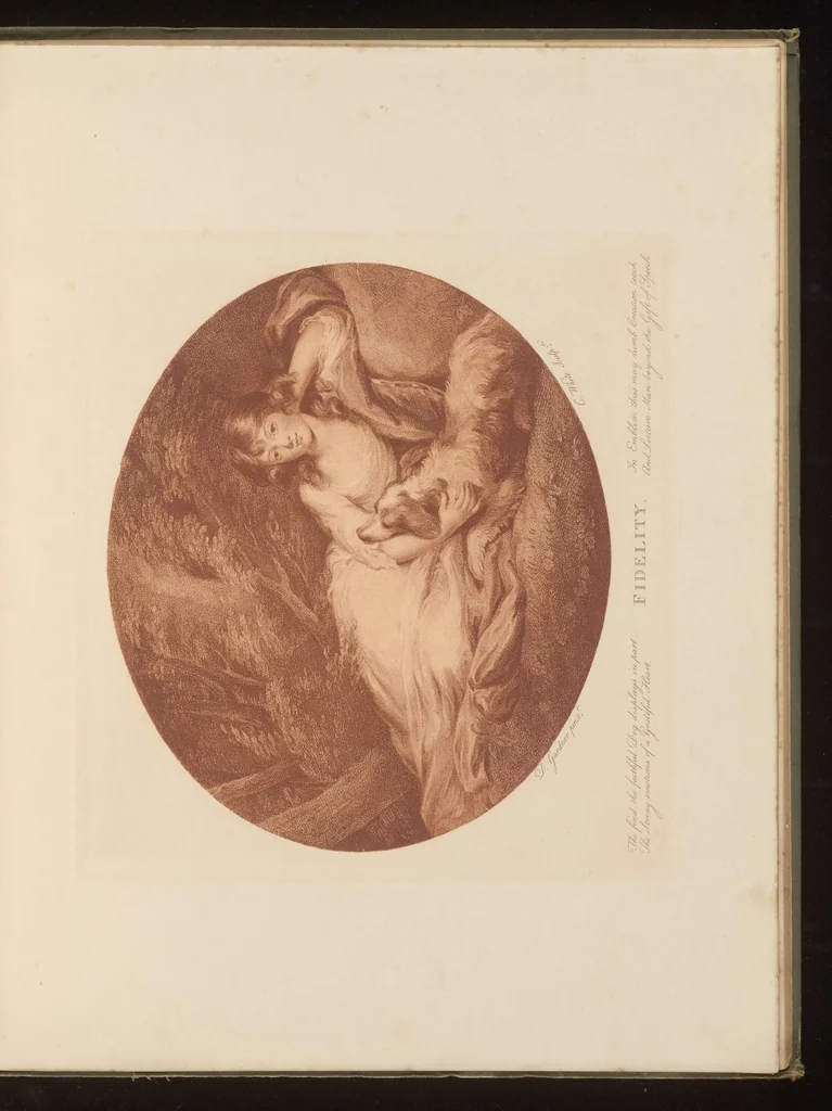 An illustration from Eighteenth century colour prints : an essay on certain stipple engravers and their work in colour, 1900, leaf 354