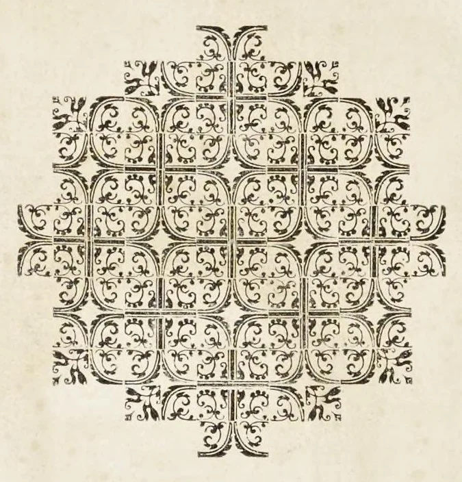 An illustration from Basilicae s. Mariae Maioris de Vrbe a Liberio Papa I. usque ad Pavlvm V. Pont. Max., lib. XII, 1621, leaf 135
