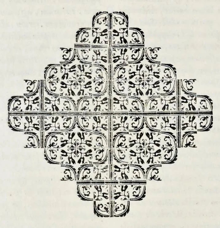 An illustration from Basilicae s. Mariae Maioris de Vrbe a Liberio Papa I. usque ad Pavlvm V. Pont. Max., lib. XII, 1621, leaf 243