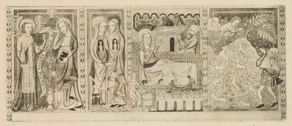 An illustration from Geschichte der Kirche St. Georg bei Räzüns und ihre Wandgemälde, 1880, leaf 42