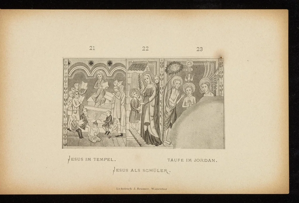 An illustration from Geschichte der Kirche St. Georg bei Räzüns und ihre Wandgemälde, 1880, leaf 46