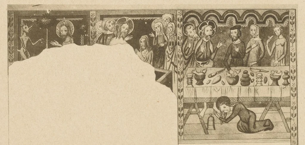 An illustration from Geschichte der Kirche St. Georg bei Räzüns und ihre Wandgemälde, 1880, leaf 48