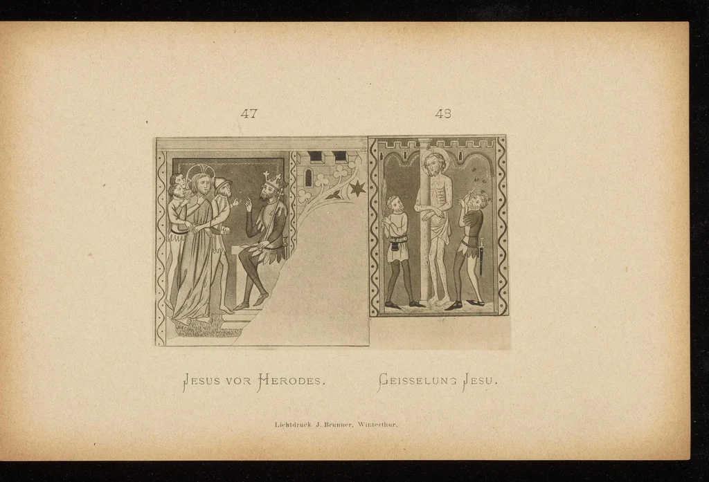 An illustration from Geschichte der Kirche St. Georg bei Räzüns und ihre Wandgemälde, 1880, leaf 76